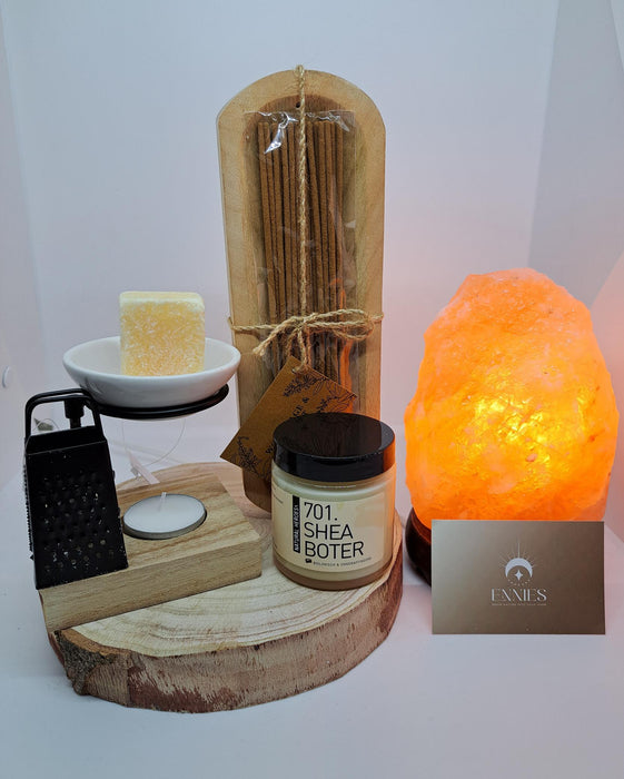Prachtig cadeaupakket inclusief Himalaya Zoutlamp - With love aroma - Wil je iemand verrassen?