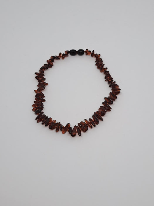 Barnsteen ketting multi kinder popsluiting