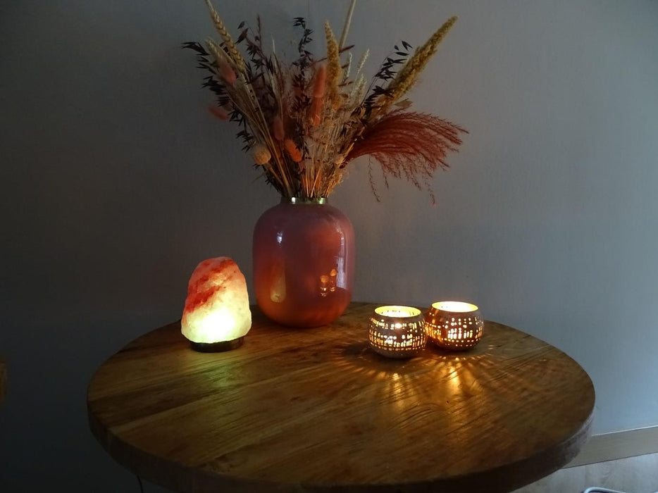 Himalaya Zoutkristal LED Lamp USB Standaard