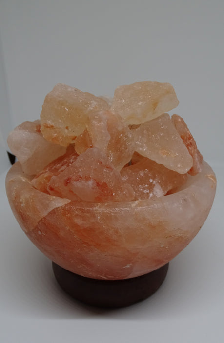 Himalaya zoutlamp vuurschaal brokstukken (GRATIS VERZENDING)