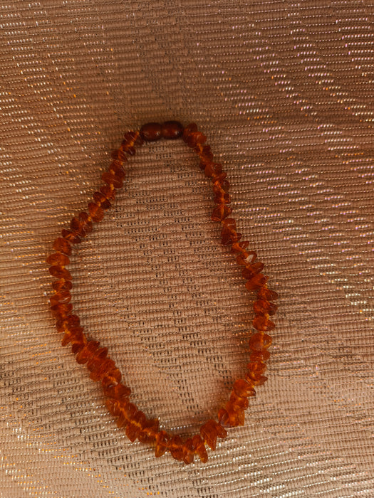 Barnsteen ketting multi kinder popsluiting