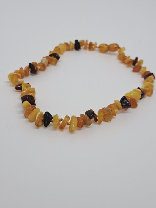 Barnsteen ketting multi kinder popsluiting