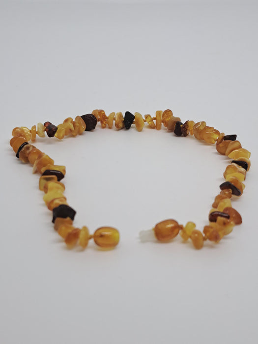 Barnsteen ketting multi kinder popsluiting